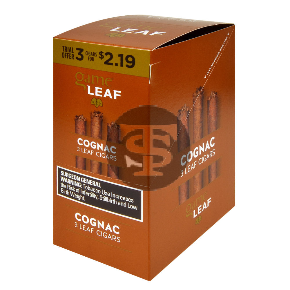 Game Leaf Cigarillos 3 for $2.19 Cognac 10 pack of 3