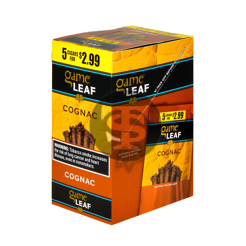 Game Leaf Cigarillos 5 for $2.99 Cognac 8 pack of 5 1