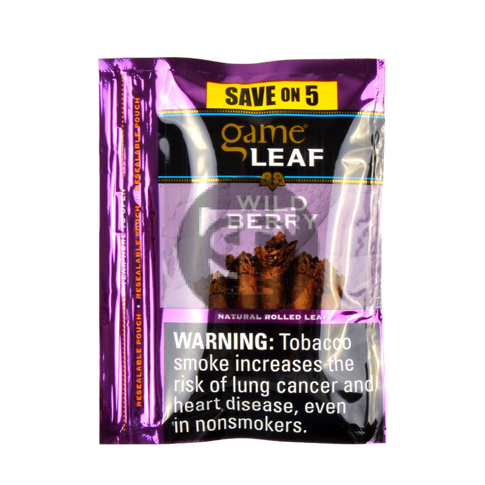 Game Leaf Cigarillos Save on 5 Wild Berry 8 pack of 5 2