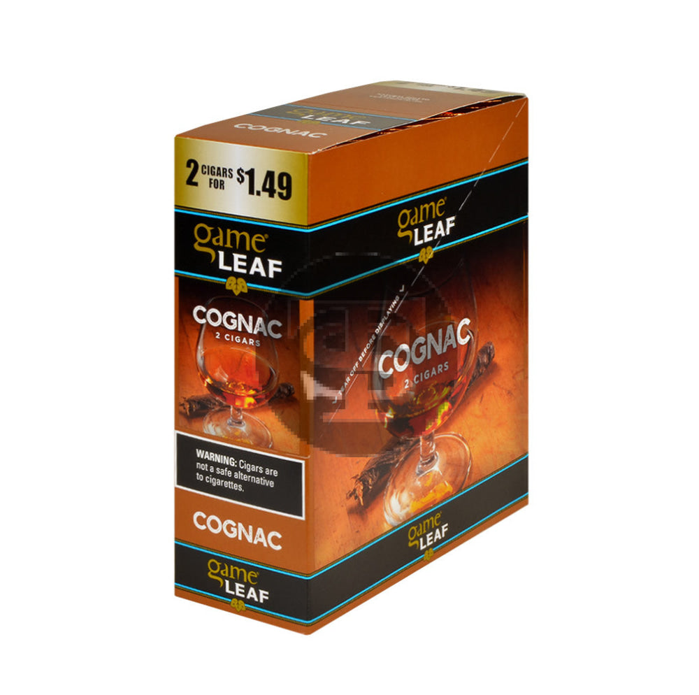 Game Leaf Cognac Cigarillos 2 for $1.49 15 Pouches of 2