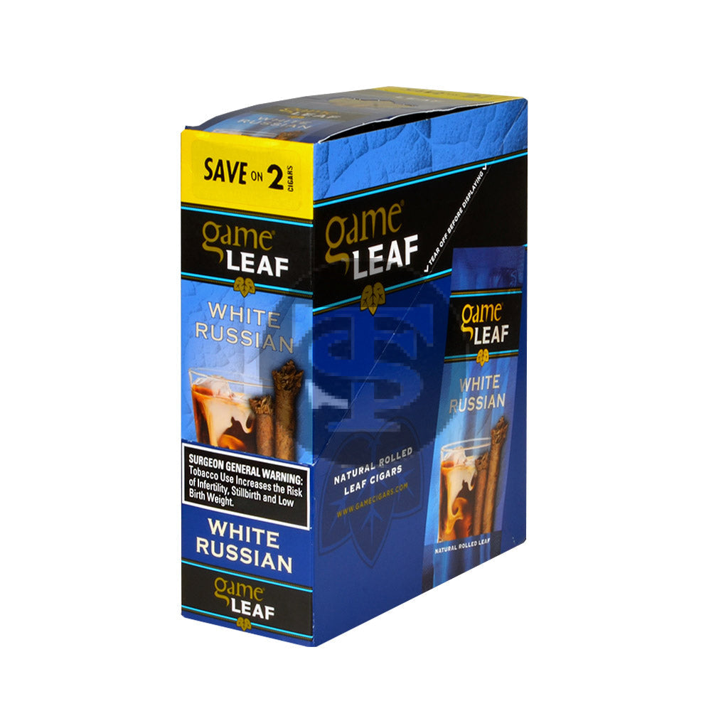 Game Leaf White Russian Cigarillos 15 Pouches of 2 1