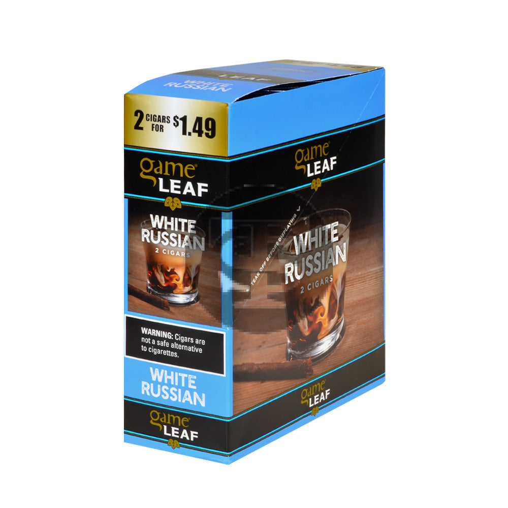 Game Leaf White Russian Cigarillos 2 for $1.49 15 Pouches of 2