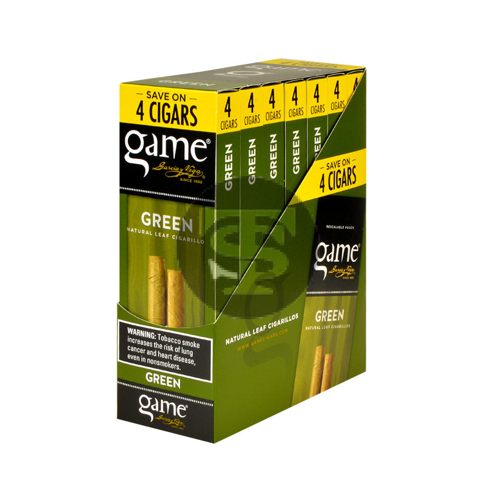 Game Vega Cigarillos 7 Packs of 4 Green