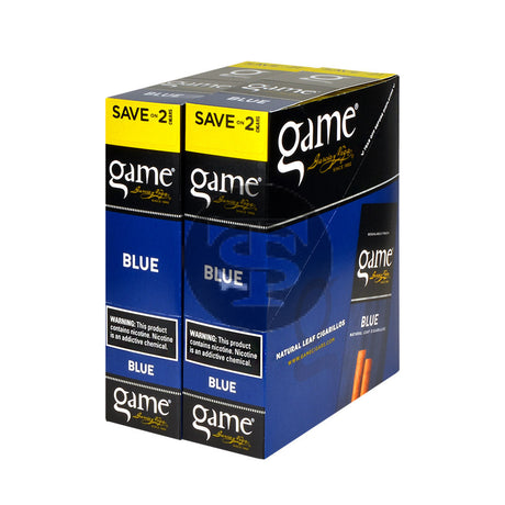 Game Vega Cigarillos Blue Foil 30 Pouches of 2 1
