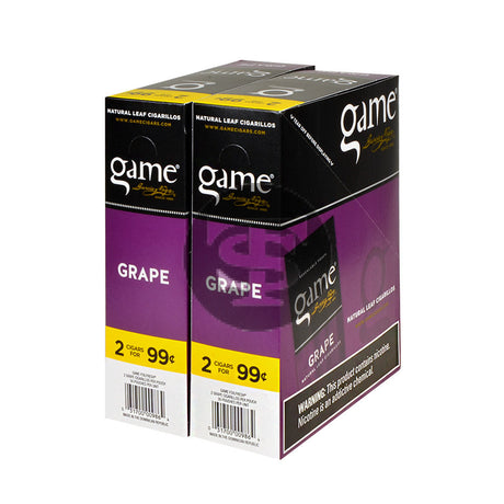 Game Vega Cigarillos Grape Foil 2 for 99 Cents 30 Pouches of 2 2