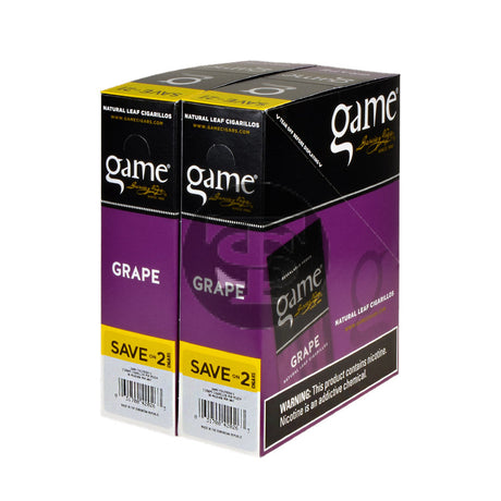 Game Vega Cigarillos Grape Foil 30 Pouches of 2 2