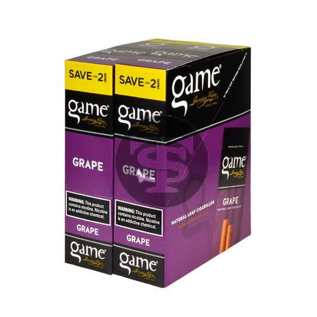 Game Vega Cigarillos Grape Foil 30 Pouches of 2 1