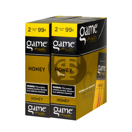 Game Vega Cigarillos Honey (Gold) Foil 2 for 99 Cents 30 Pouches of 2 1