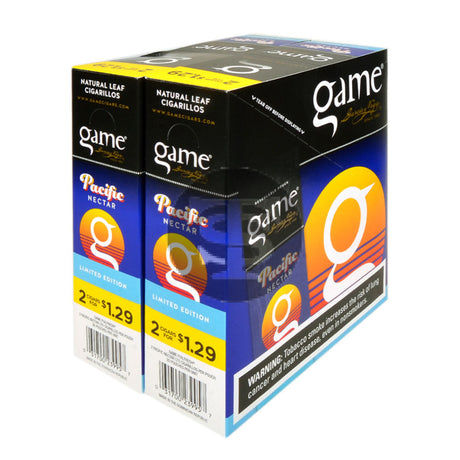 Game Vega Cigarillos Pacific Nectar Foil 2 for $1.29 30 Pouches of 2