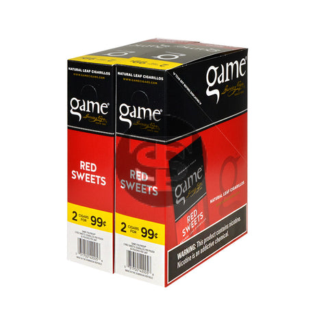 Game Vega Cigarillos Red Foil 2 for 99 Cents 30 Pouches of 2 2