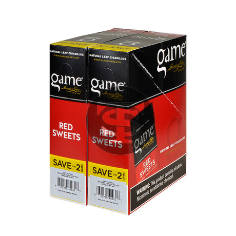 Game Vega Cigarillos Red Sweets Foil 30 Pouches of 2 2