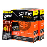 Game Vega Cigarillos White Peach Foil 2 for 99 Cents 30 Pouches of 2 3