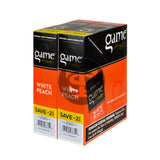 Game Vega Cigarillos White Peach Foil 30 Pouches of 2 2