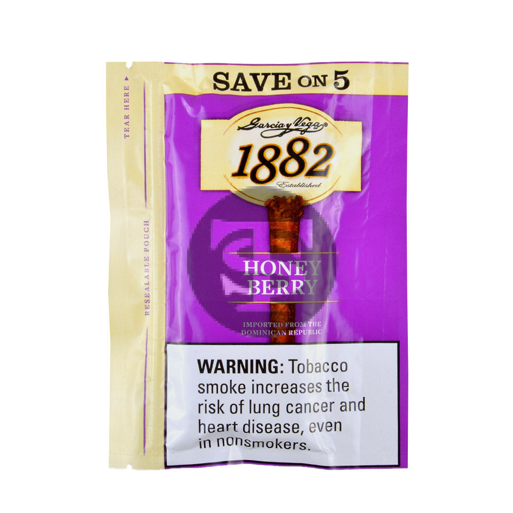 Garcia y Vega 1882 Honey Berry Cigarillos 8 Pouches of 5 3