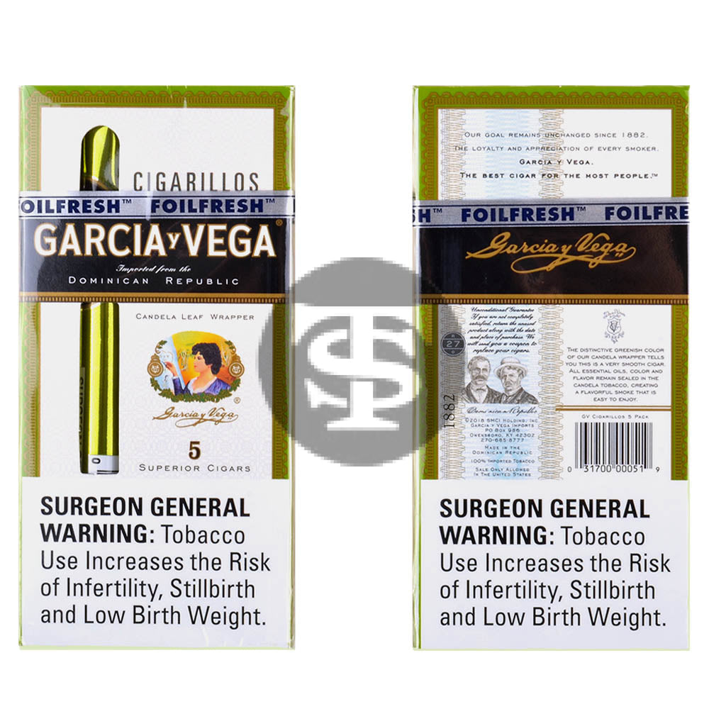 Garcia Y Vega Cigarillos 10 Packs of 5 3
