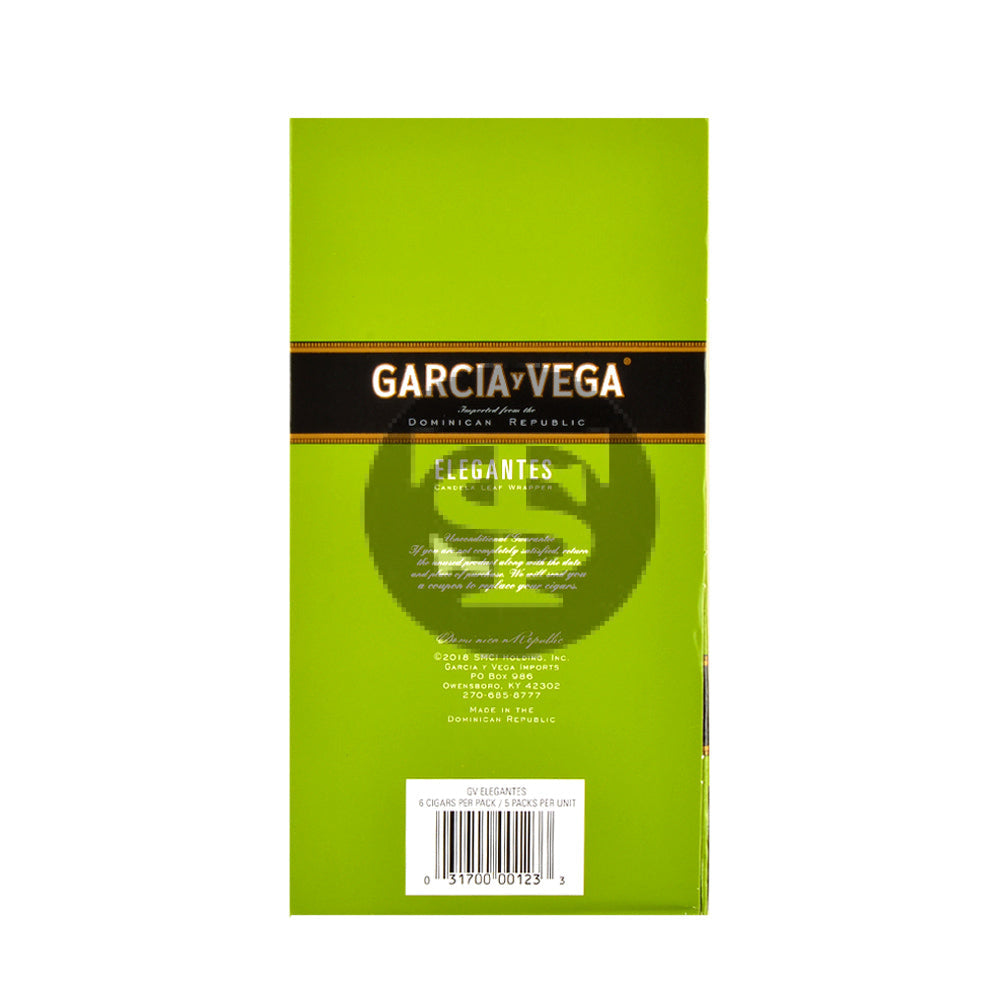 Garcia Y Vega Elegantes Cigarillos 5 Packs of 6 3