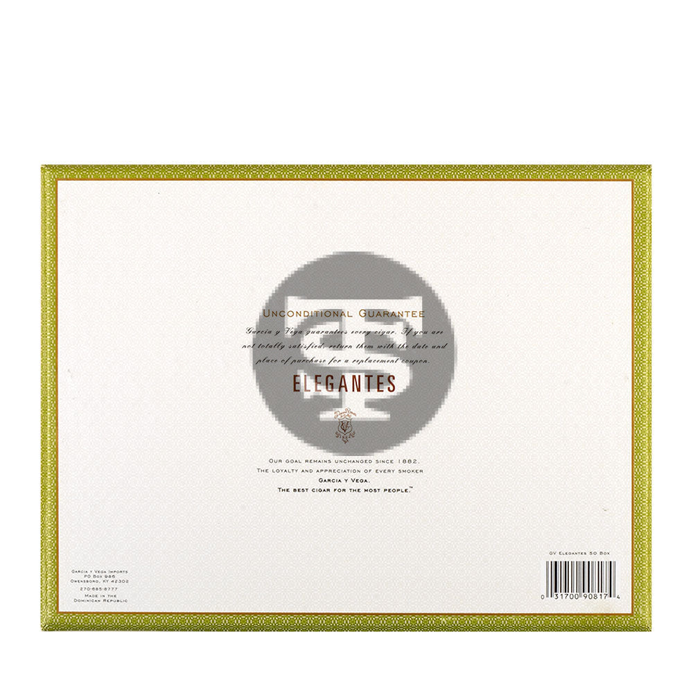 Garcia Y Vega Elegantes Cigarillos Box of 50 4