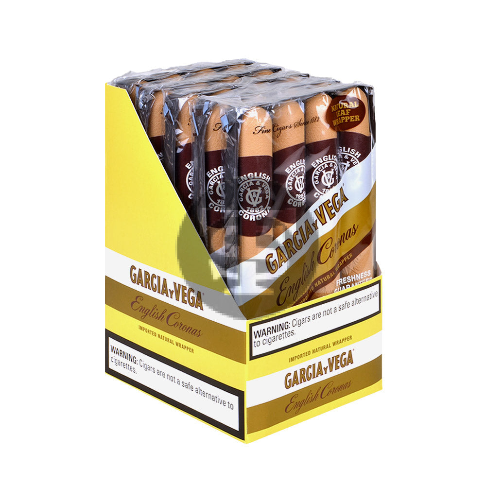 Garcia Y Vega English Corona Cigarillos 4 Packs of 5 – Tobacco Stock