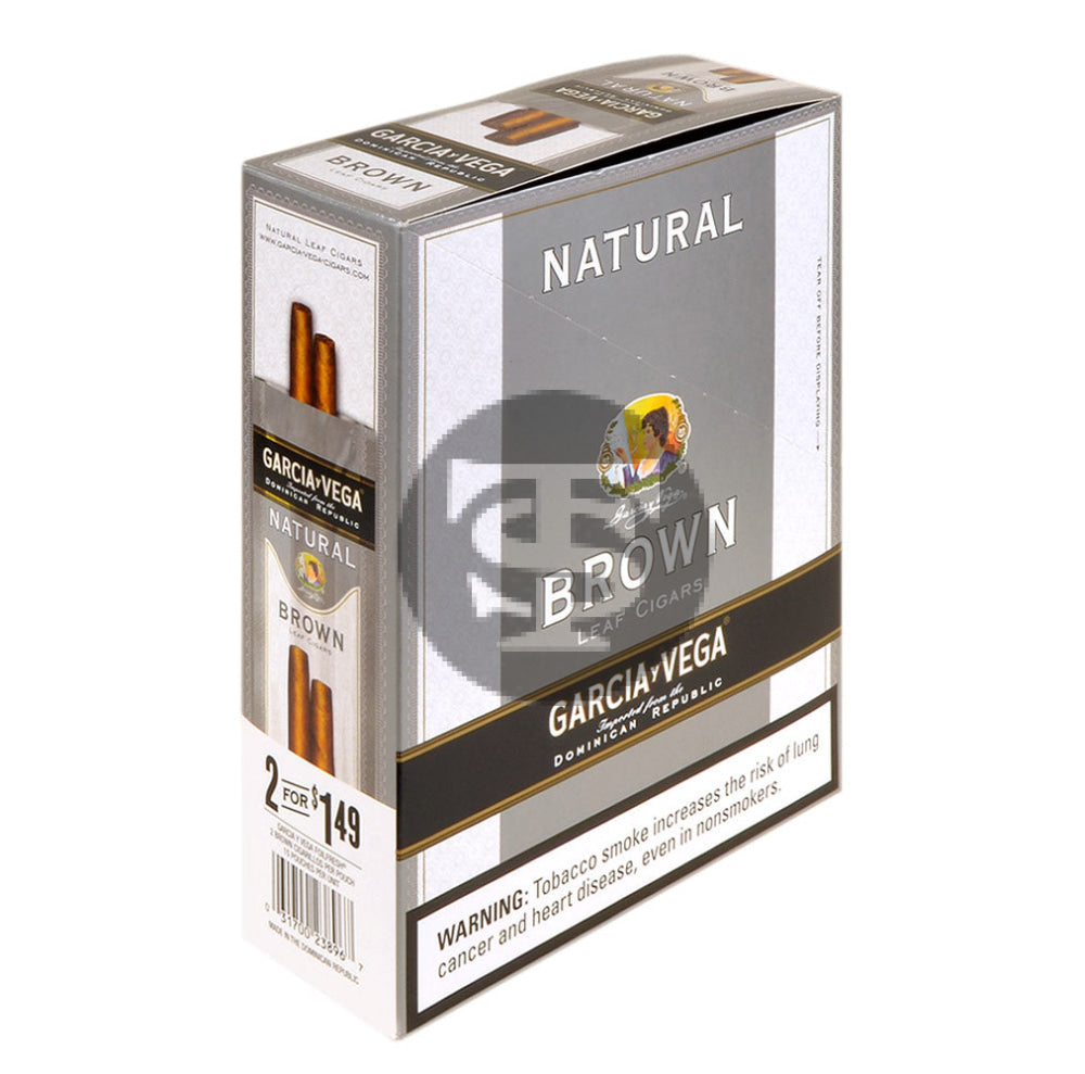 Garcia Y Vega Foil Fresh Cigarillos 1.49 Natural (Brown)15 Pouches of 2