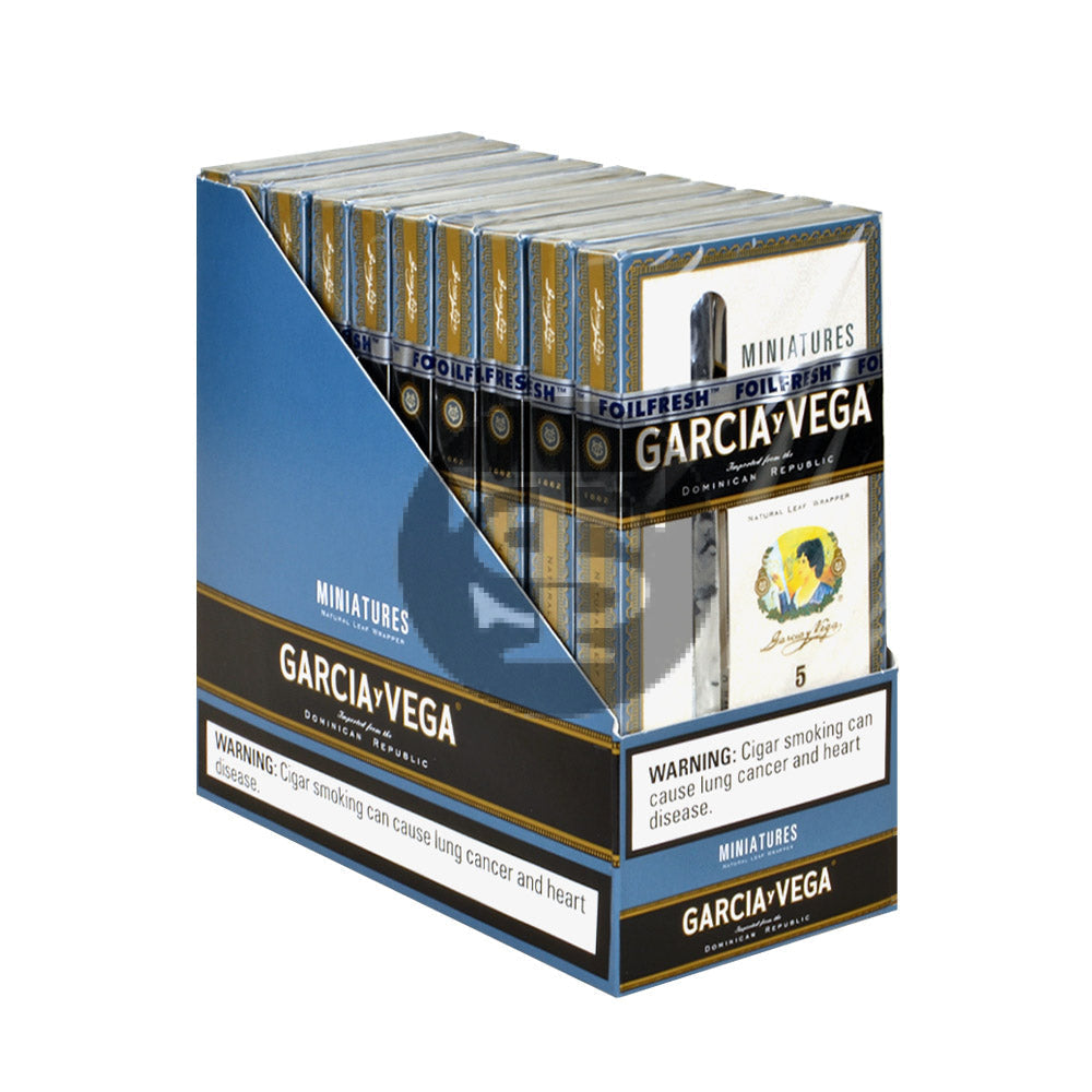 Garcia Y Vega Miniatures Cigarillos 10 Packs of 5 2