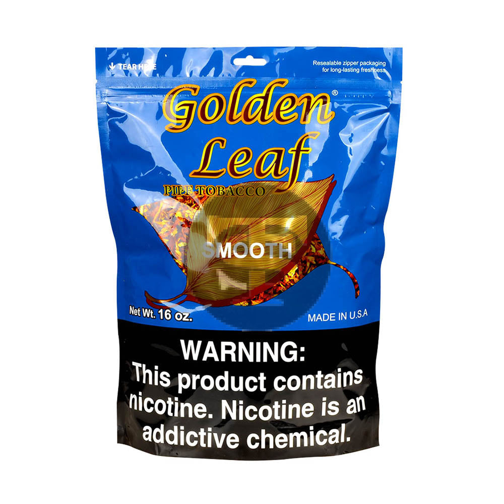 Golden Leaf Smooth Pipe Tobacco 16 oz. Bag – Tobacco Stock