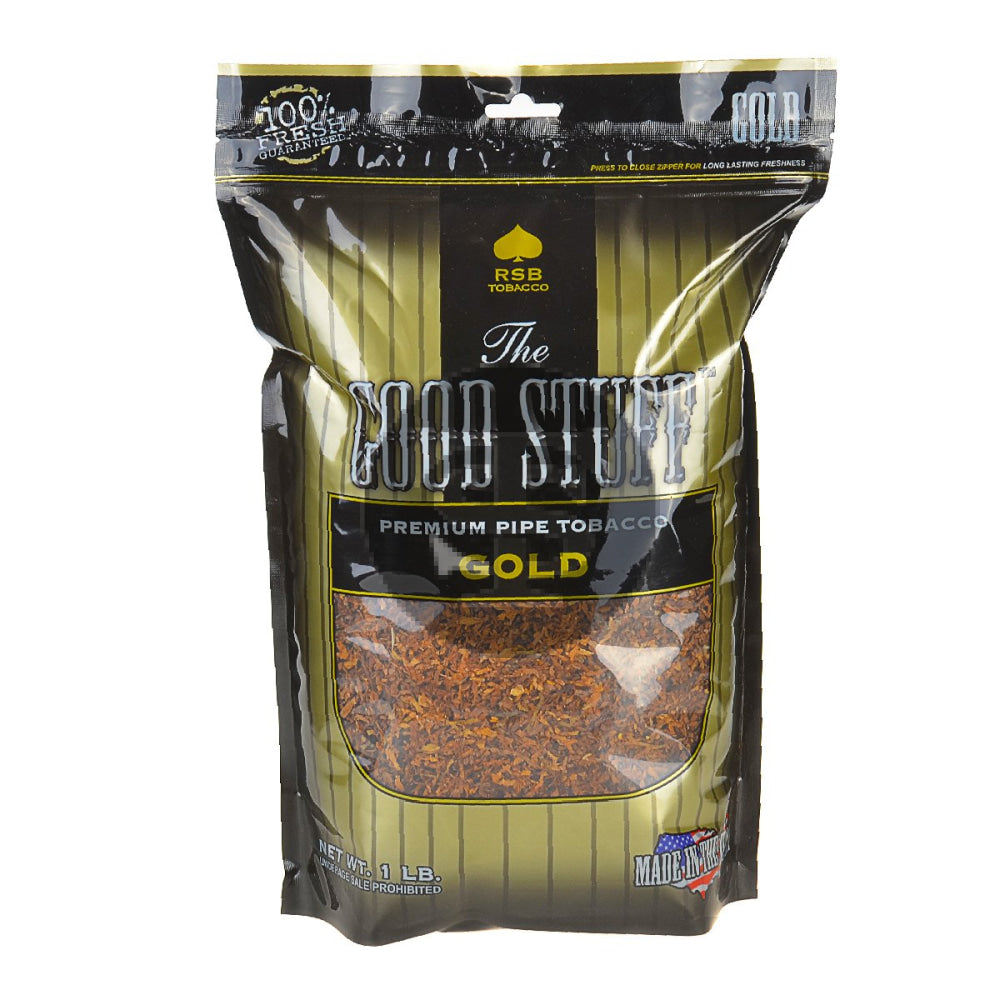 新品未使用raw life factory鉄土 KING　SMOKE GOLD3 Good Stuff Gold Pipe Tobacco | 16 oz. – Tobacco Stock