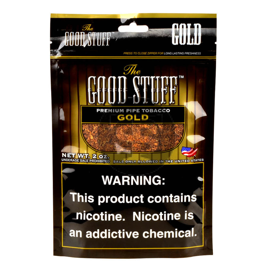 Good Stuff Gold Pipe Tobacco 2 oz. Bag – Tobacco Stock