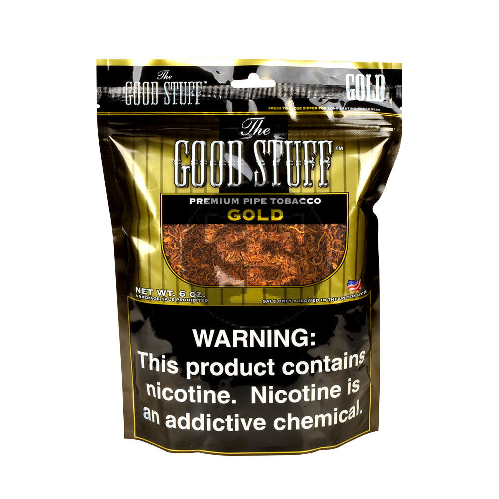 Good Stuff Gold Pipe Tobacco 6 oz. Bag – Tobacco Stock