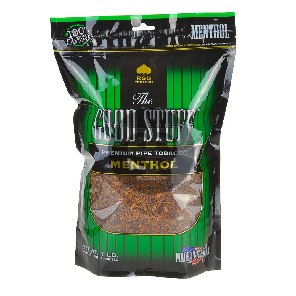 Good Stuff Menthol Pipe Tobacco 16 oz. Bag – Tobacco Stock