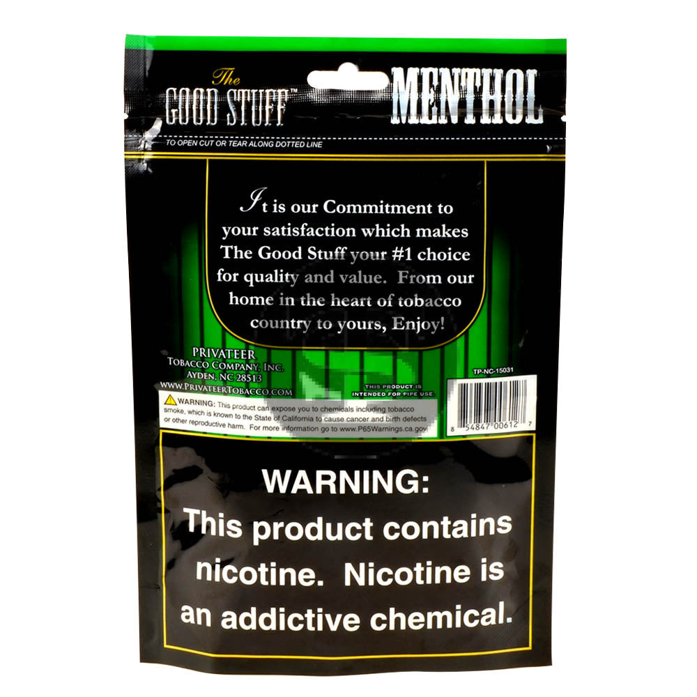 Good Stuff Menthol Pipe Tobacco 2 oz. Bag