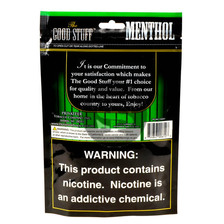 Good Stuff Menthol Pipe Tobacco 2 oz. Bag
