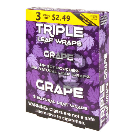 Good Time Triple Leaf Grape Wraps 3x$2.49