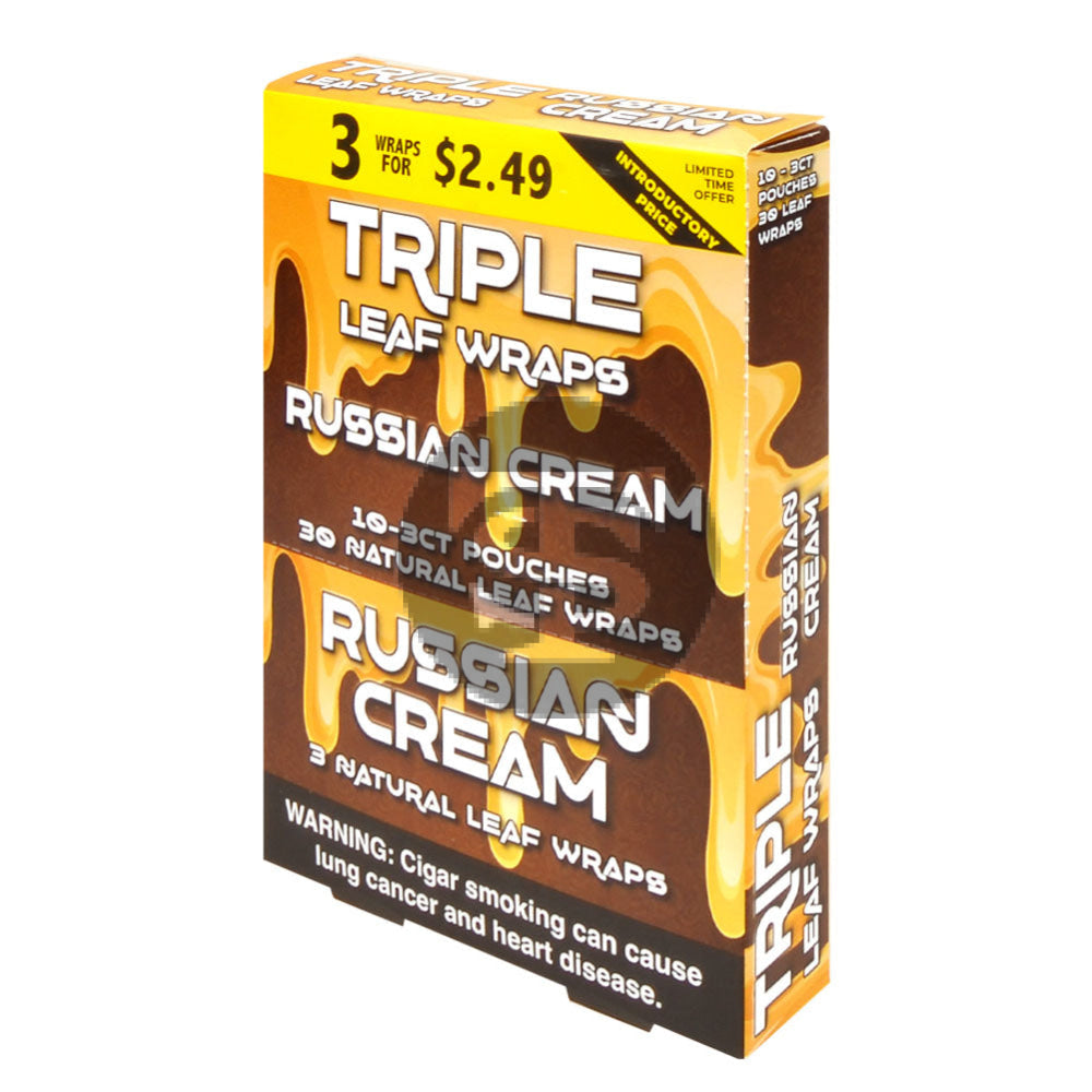 Good Time Triple Leaf Russian Cream Wraps 3x$2.49
