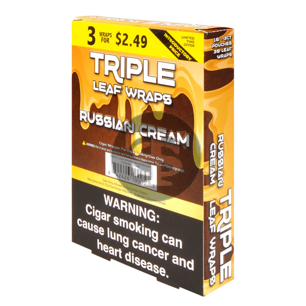 Good Time Triple Leaf Russian Cream Wraps 3x$2.49 – Tobacco Stock