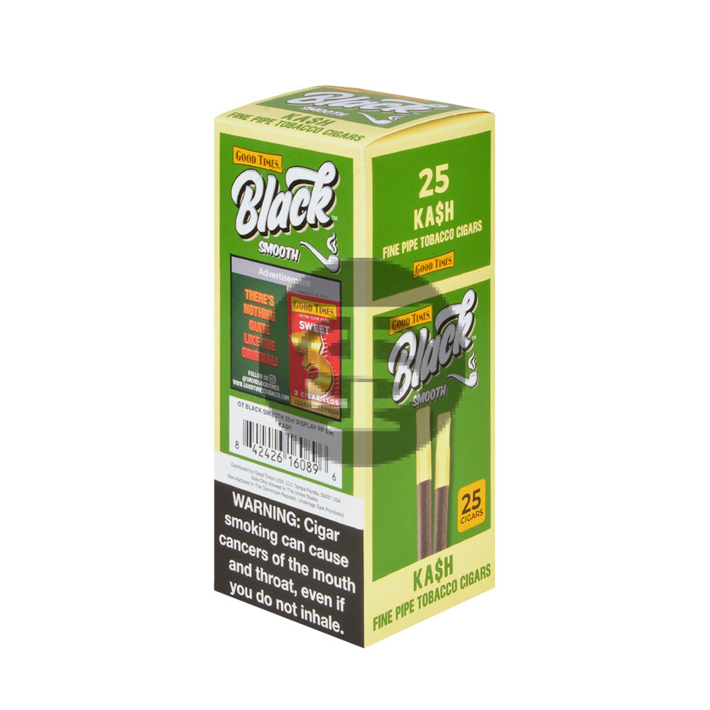 Good Times Black & Smooth Cigars 59 Cents Box of 25 Kash 2