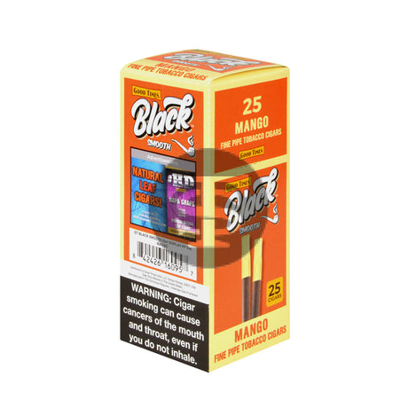 Good Times Black & Smooth Cigars 59 Cents Box of 25 Mango 2