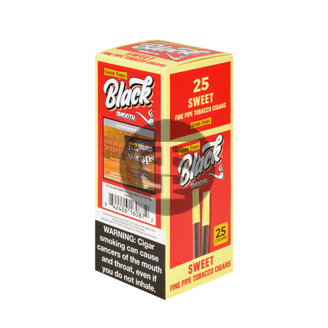 Good Times Black & Smooth Cigars 59 Cents Box of 25 Sweet 2