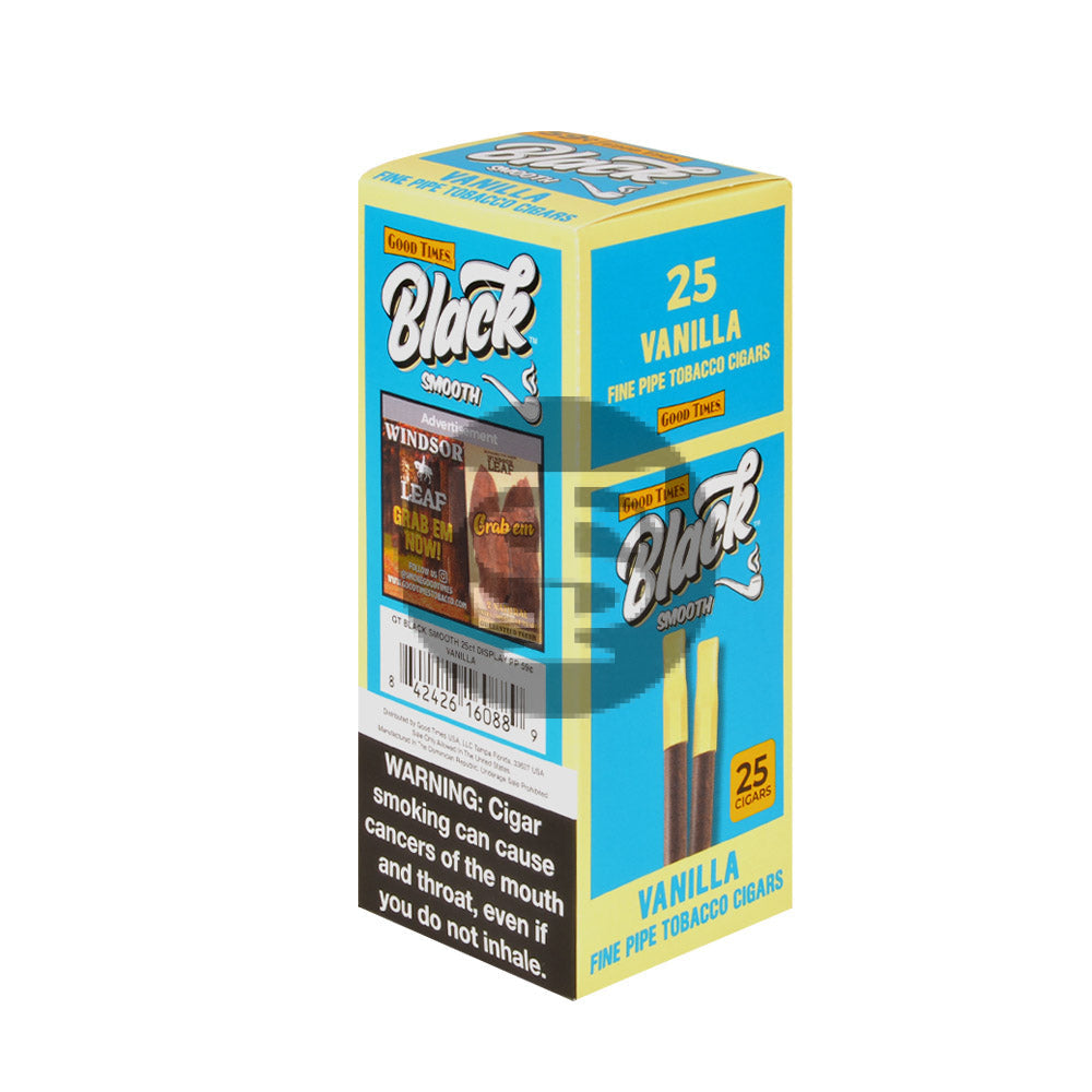 Good Times Black & Smooth Cigars 59 Cents Box of 25 Vanilla 2