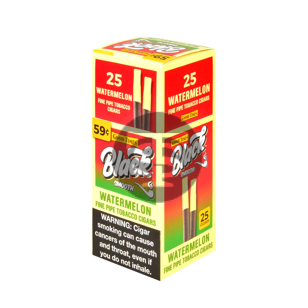 Good Times Black & Smooth Cigars 59 Cents Box of 25 Watermelon – Tobacco  Stock