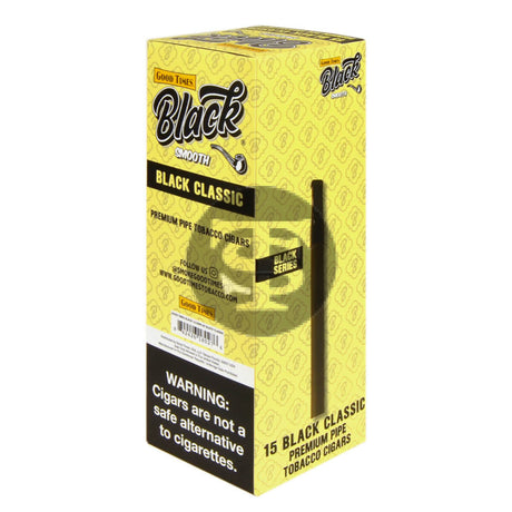 Good Times Black Smooth Black Classic Cigarillos 15ct