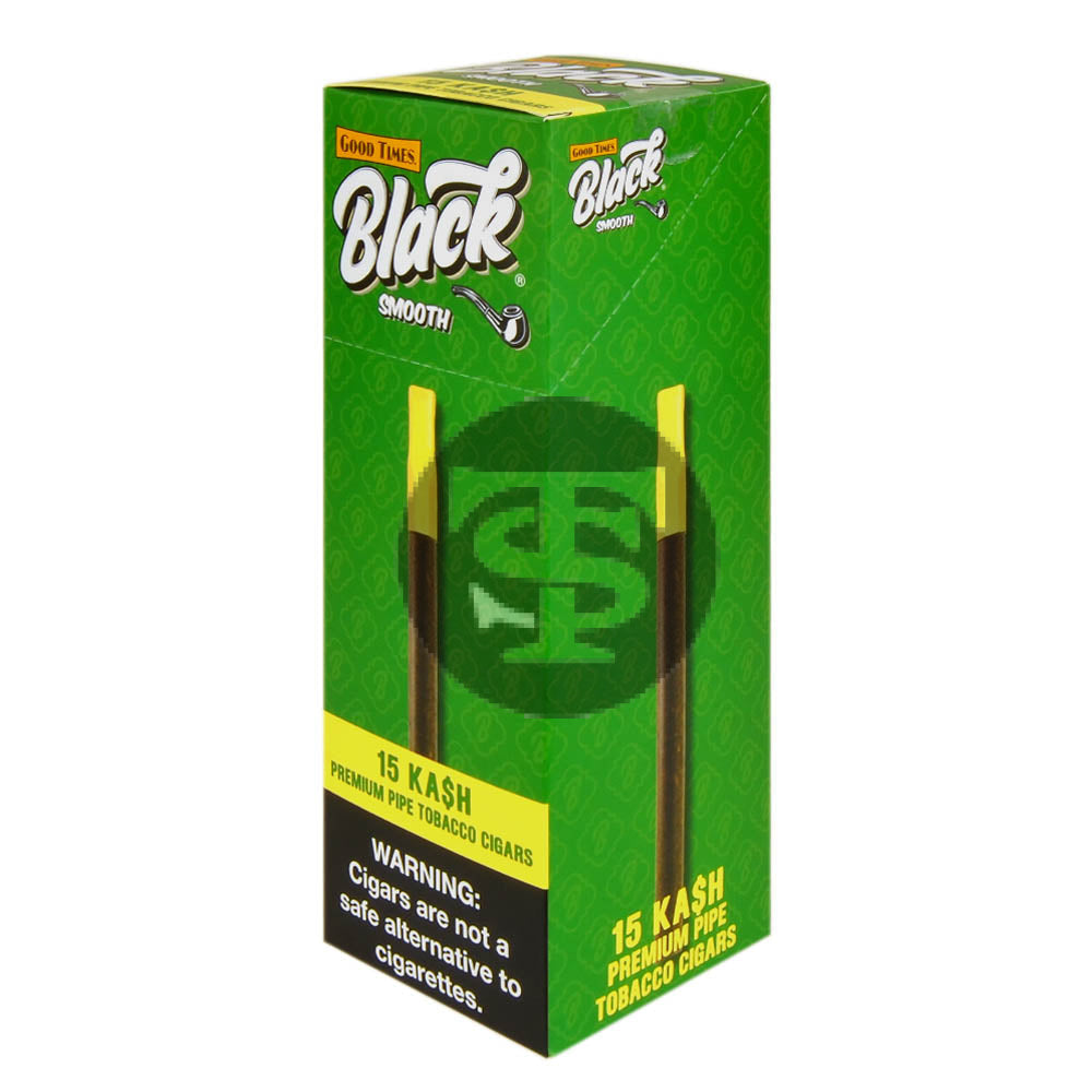 Good Times Black Smooth Ka$h Cigarillos 15ct