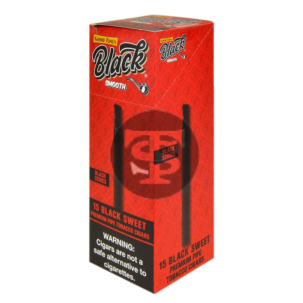 Good Times Black Smooth Black Sweet Cigarillos 15ct