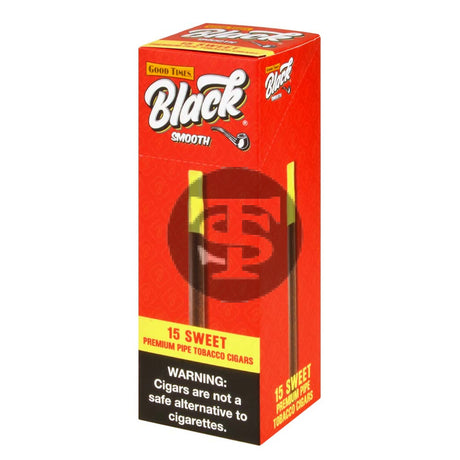 Good Times Black Smooth Sweet Cigarillos 15ct
