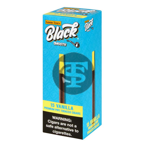 Good Times Black Smooth Vanilla Cigarillos 15ct