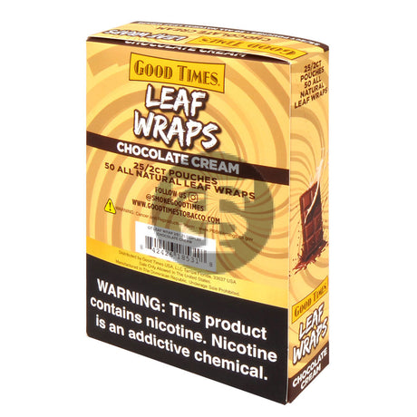 Good Times Chocolate Cream Leaf Wraps 2x$1.79