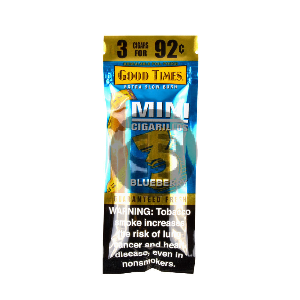 Good Times Cigarillos 3 For 92 Cents 15 Packs of 3 Blueberry
