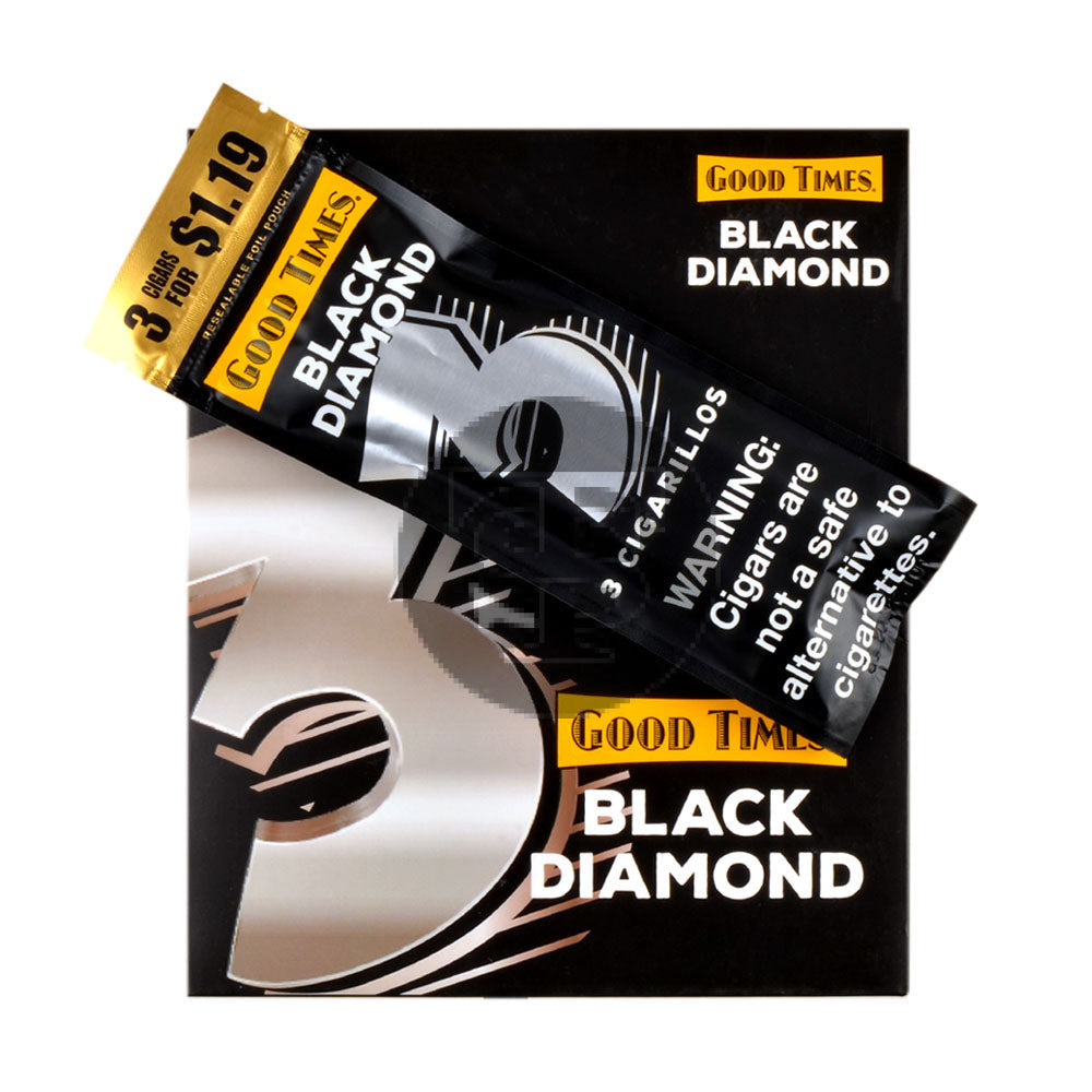 Good Times Cigarillos Black Diamond 45ct $1.19