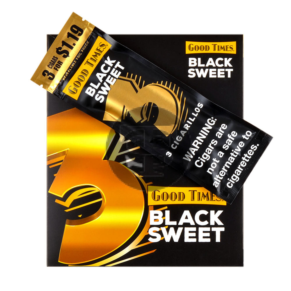 Good Times Cigarillos Black Sweet 45ct $1.19