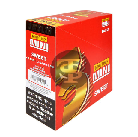 Good Times Cigarillos Sweet Pre Priced $1.29 15 Packs of 3