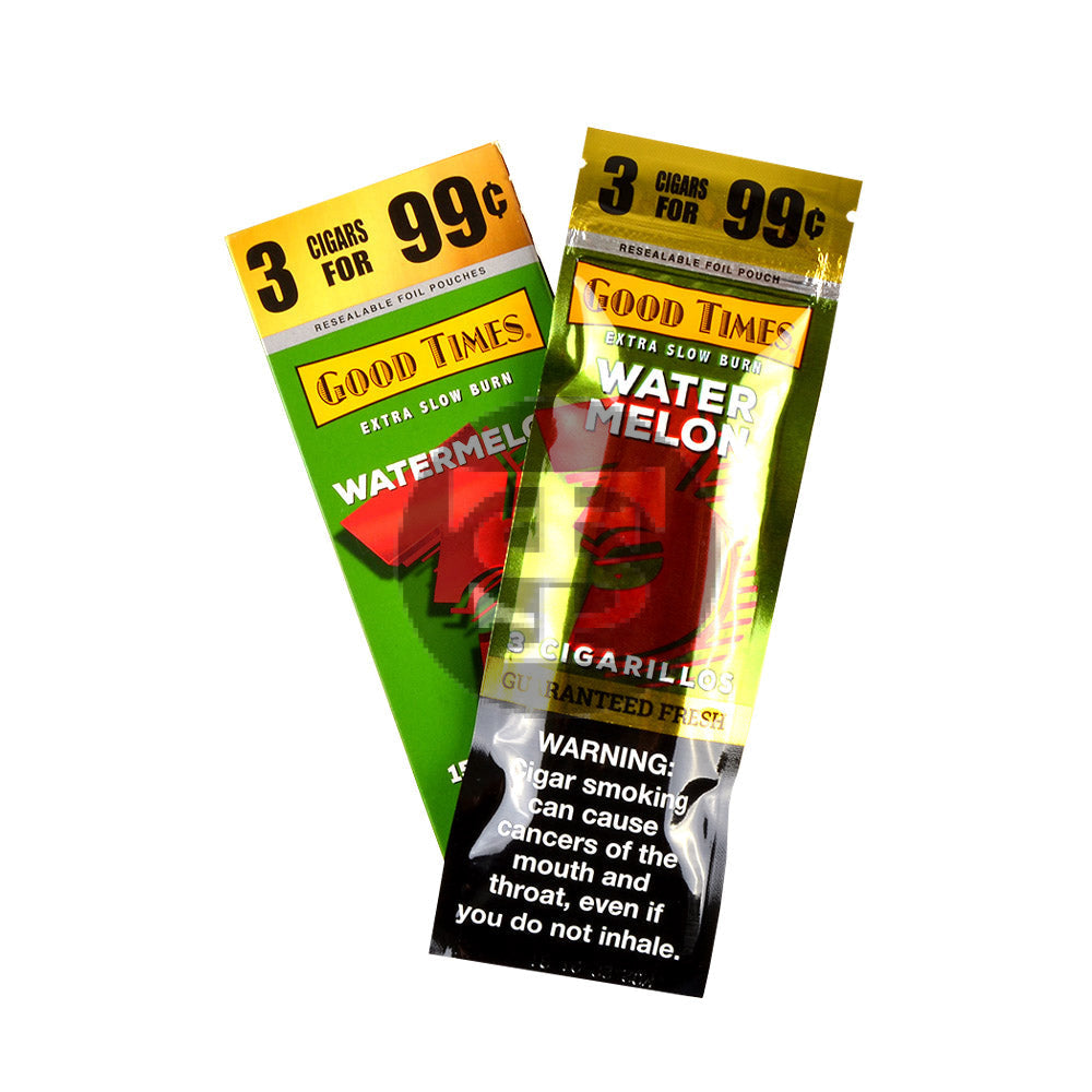 mexican watermelon cigarettes Good Times Cigarillos Watermelon | 3 for 99 Cents Pre Priced